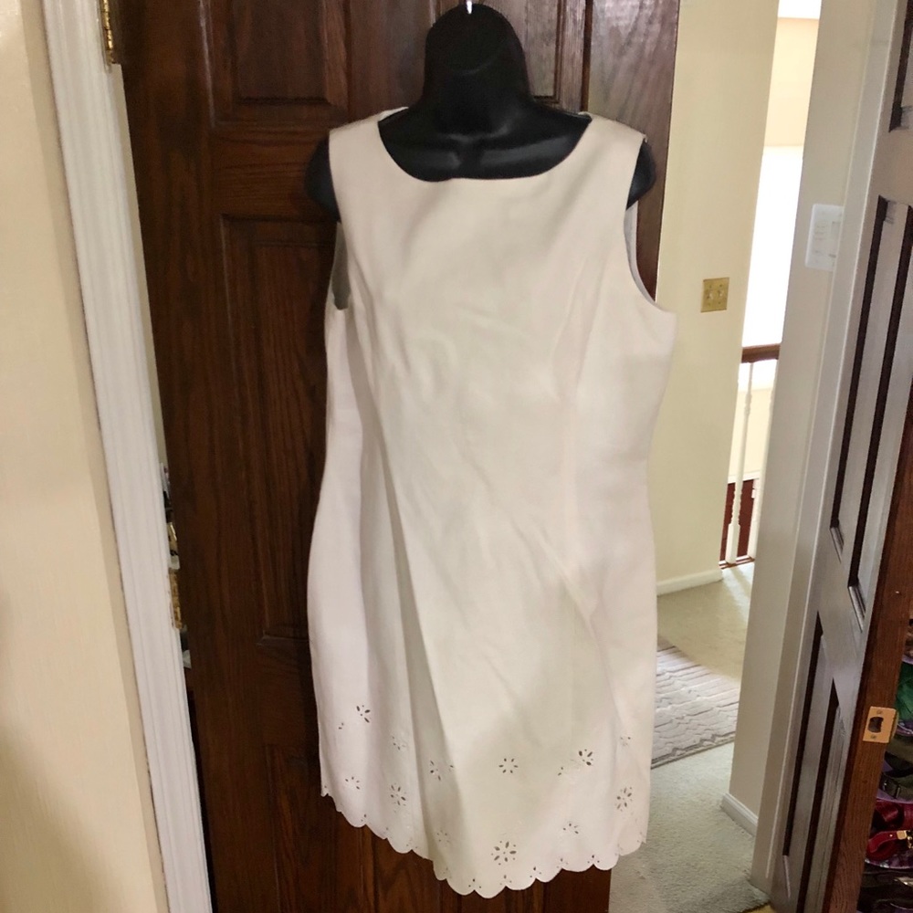 Pure and Simple New White 100% Cotton Dress - Picture 1 of 3